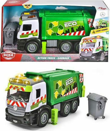 Dickie Vehicul De Reciclare Cu Părți Mobile Camion Pentru 3+ Ani
