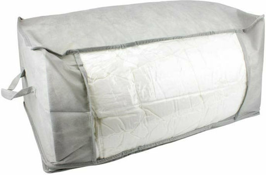 Fabric Clothing Storage Case for Blanket Duvet in Gray Colour 59x42x28cm