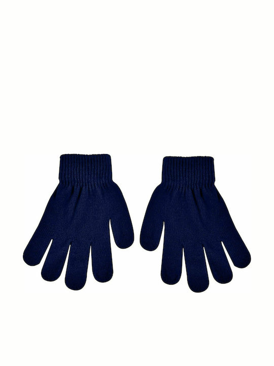 Stamion Kids Gloves Knitted Navy Blue Magic