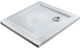 Orabella Slim Quadratisch Porzellan Dusche x90cm Weiß