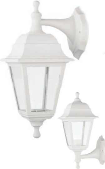 Lucas LED Wall-Mounted Outdoor Lighting Lantern E27 IP44 11x35x15cm