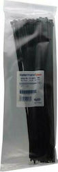 HellermannTyton Пластмасови Кабелни Аксесоари 390mmx4.7mm в Черен Цвят 100 бр