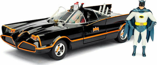 Jada Toys DC Comics: Batman Batmobile Batman 1966 Classic Batmobile Όχημα Φιγούρα ύψους 7εκ. σε Κλίμακα 1:24