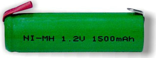Muzik Rechargable Battery AA Ni-MH 1500mAh 1.2V with Blade 1pcs