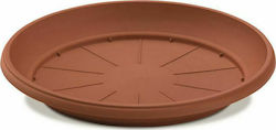 Plastona 245 Στρογγυλό Πιάτο Γλάστρας Terracotta 36x36cm