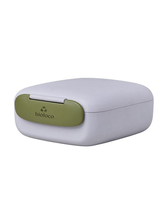 Chic Mic Bioloco Lunchbox Kunststoff Blue - Grey 14.5x13cm 1Stück