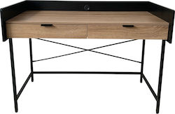 Desk Coltun Sonoma / Black 123x60x86cm