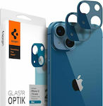 Spigen Mini Optik Lens Protector 2pcs Camera Protection Tempered Glass Blue for the iPhone 13 / 13 mini AGL04037