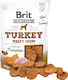 Brit Turkey Meaty Coins Dog Treats for Puppies Diet with Turkey Chicken Meat Pumpkin and Tuna 80g