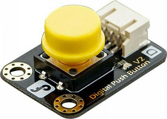DFRobot Gravity:Digital Push Button Κίτρινο
