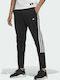 Adidas Sportswear Future Icons 3 Παντελόνι Φόρμας με Λάστιχο Μαύρο