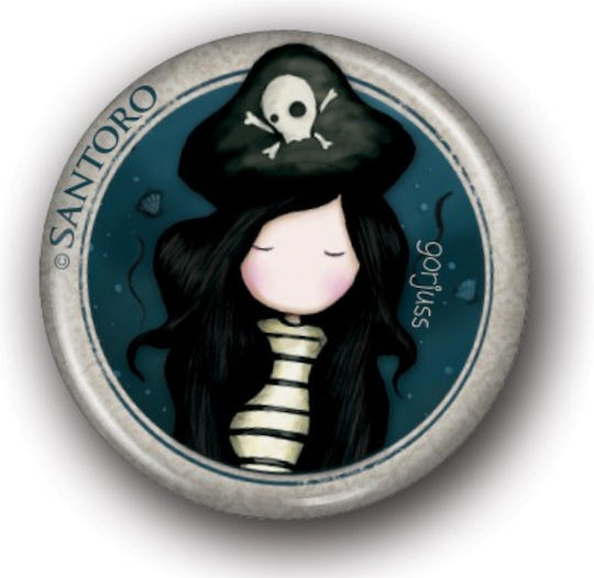 Santoro Piracy Rund Dekorative Magnete