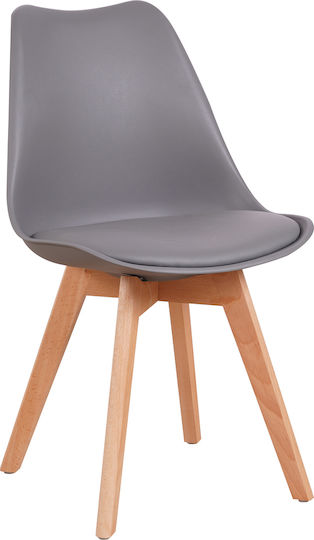 Chair Kitchen Grough 49x56x83cm Gray
