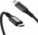 Choetech Braided USB 3.1 Cable USB-C male - USB-C male 100W Black 2m (XCC-1007)