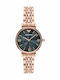 Emporio Armani Gianni T-Bar Γυναικείο Ρολόι 32mm Μπαταρίας με Ροζ Χρυσό Μεταλλικό Μπρασελέ