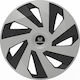 Versaco Car Hubcap Set Vector with Honda Emblem 14" 4pcs Silver