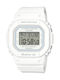 Casio Baby-G Digital Watch with White Rubber Strap