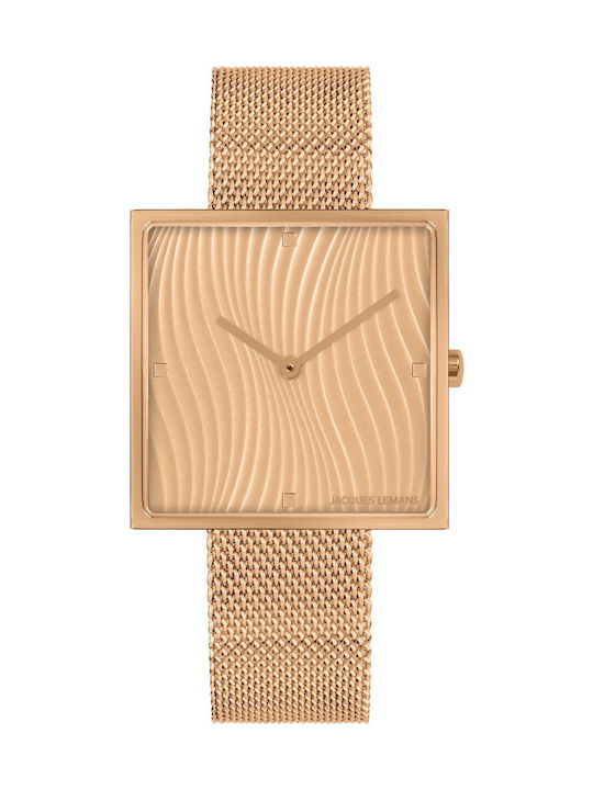 Jacques Lemans Design Collection Uhr mit Gold Metallarmband