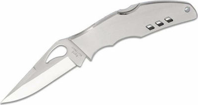 Spyderco Flight Pocket Knife White with Blade made of Stainless Steel in Sheath