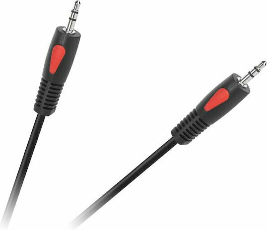 Cabletech Καλώδιο Ήχου 3.5mm male - 3.5mm male Μαύρο 1m KPO4005-1