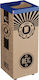 Ready Stil Casa Eco Recycling Paper Waste Bin 60lt Brown