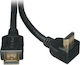 Intronics Angle (90°) Cable HDMI male - HDMI male 2m Μαύρο