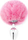 Zenn Deluxe Fluffy Bunny Tail Πρωκτική Σφήνα Ρο...