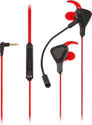 Celly Earhook Gaming Headset με σύνδεση 3.5mm Κόκκινο