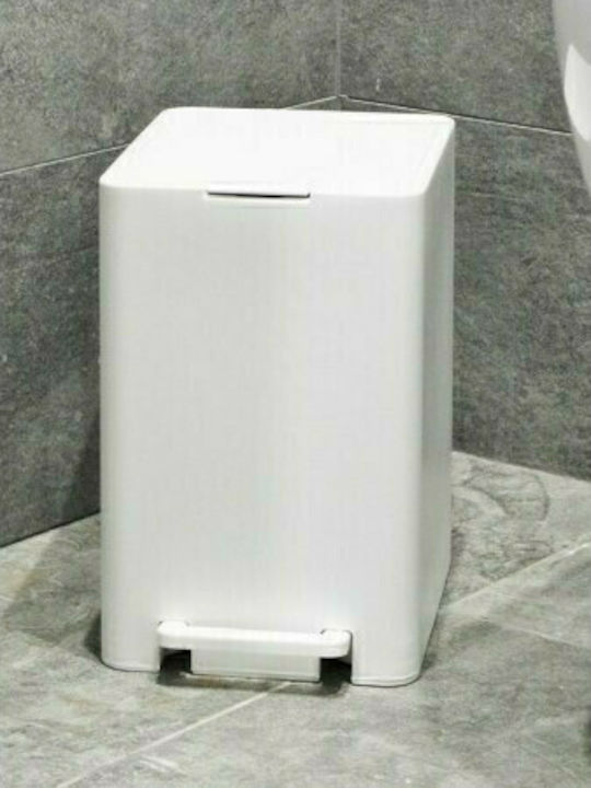 Homestyle Kunststoff Badezimmer Mülleimer 10Es Weiß