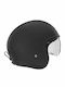 Next Black Mat Cască Moto Jet ECE 22.06 1100 g cu Vizieră de Soare