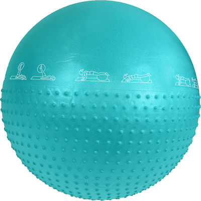 Liga Sport Pilates Ball 65cm Turquoise