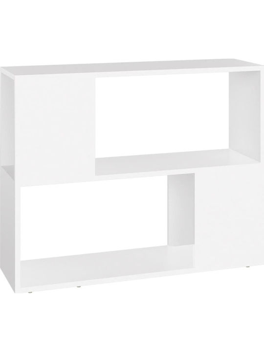 Particle Board TV Furniture Λευκό L80xW24xH63cm