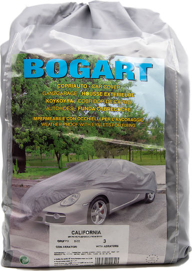 Spinelli Bogart California Light Line Κουκούλα Αυτοκινήτου CF8B 400x170x165cm Αδιάβροχη που Στερεώνεται με Λάστιχο