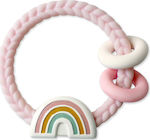 Itzy Ritzy Ουράνιο Τόξο Teething Ring made of Silicone for 3 m+ 1pcs