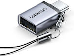Ugreen US270 Μετατροπέας USB-C male σε USB-A female Γκρι