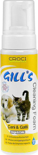 Croci Gill's Cleaning Foam Spray pentru Curăţarea Lăbuţelor Câine 220ml