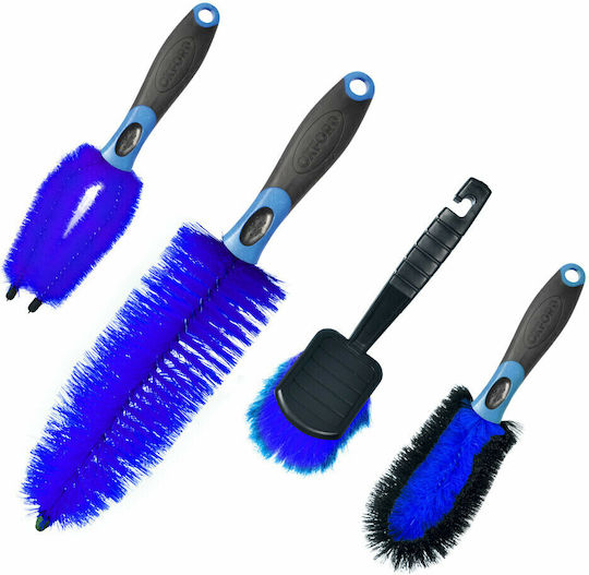 Oxford Brush & Scrub Auto Lacksprays Reinigung 4 Stück