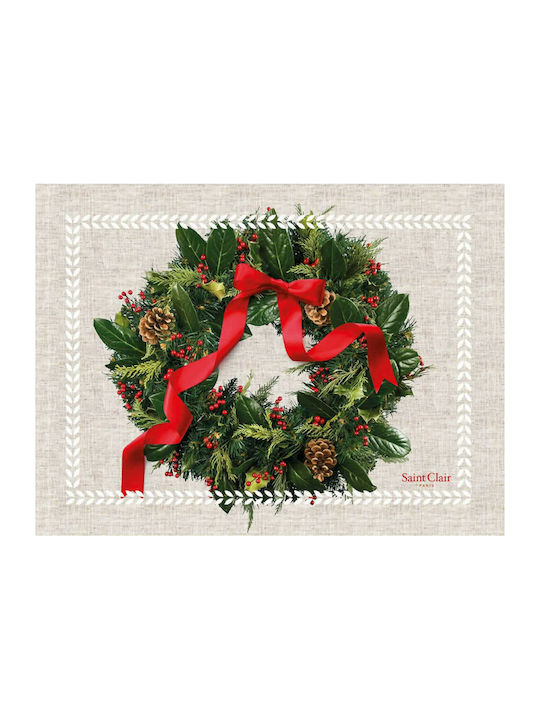 Saint Clair 3015 Christmas Plastic Placemats Ornament L45xH33cm