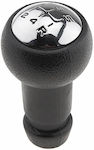 Ajs Parts 5 Shift Knob Universal Citroen C3 / C4 Peugeot 206 / 207 / 306 / 307 black