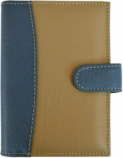 Contax Ημερήσιο Organizer Pocket Μπλε Δερμάτινο 9.5x13.5εκ.