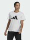 Adidas Future Icons Femeie Sport Supradimensionat Tricou Alb