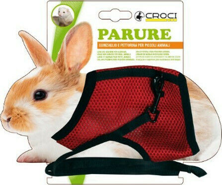 Croci Wheel for Rabbit Harn Smallpets with Red Guide 25.4-30.4cm