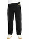 Homeboy Men's Trousers in Baggy Line Black