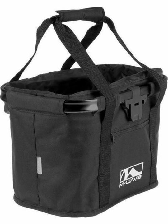 M-Wave Utrecht Fold Bicycle Handlebar Bag Black 122384