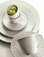 Oriana Ferelli Kea White Porcelain Dinnerware Set 20pcs