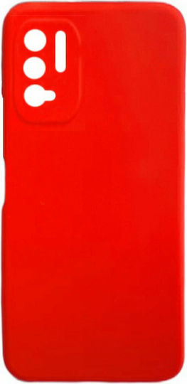 Cti Liquid Back Cover Σιλικόνης Κόκκινο (Redmi Note 10 5G / Poco M3 Pro)