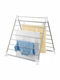 Wenko Stainless Steel Folding Floor Clothes Drying Rack 150x65cm