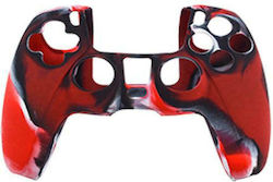 Silicone PS5 Controller Protective Case Red