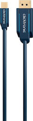 Clicktronic Cable DisplayPort male - mini DisplayPort male 1m Μπλε (70737)