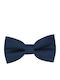 JFashion Handmade Cloth Bow Tie Navy Blue